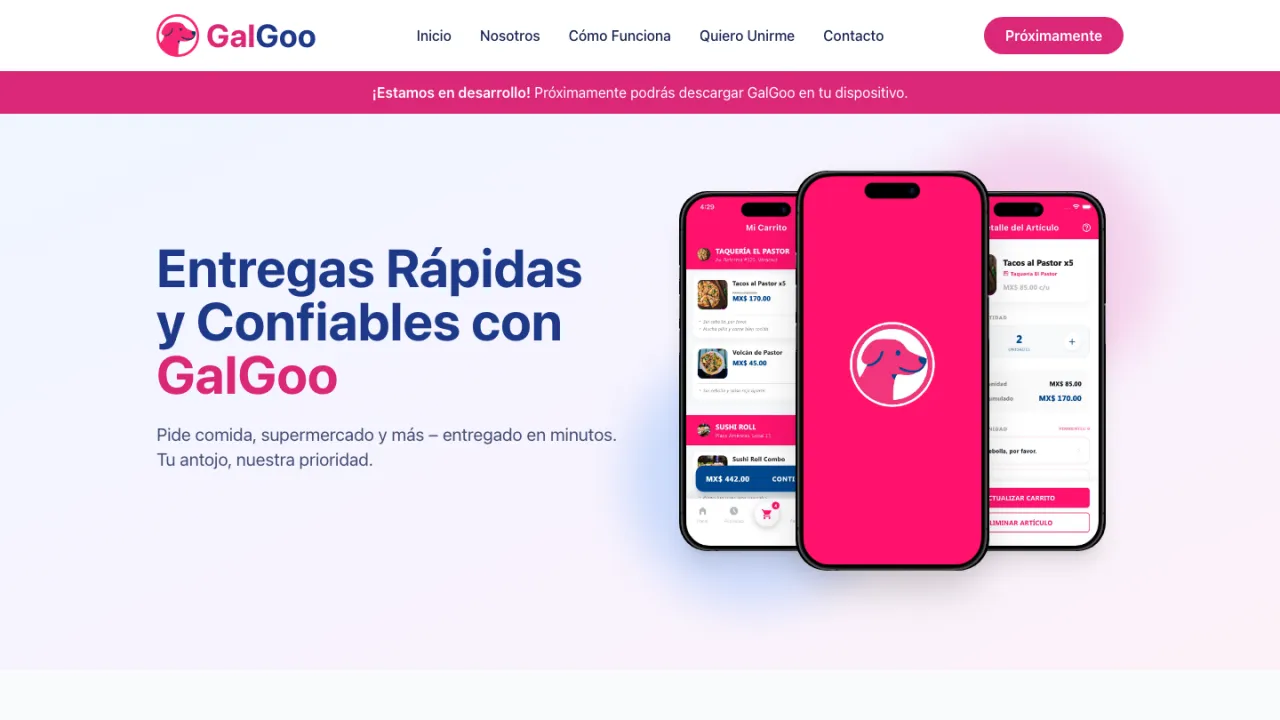 App de entregas GalGoo